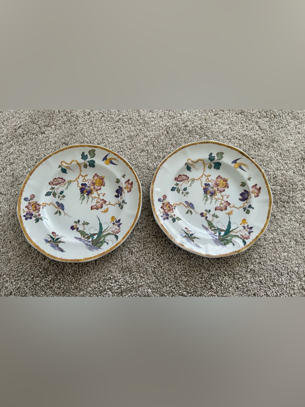 Wedgwood  "Devon Rose" 8 1/4”  Salad Plates (Preowned) Lot of 2
